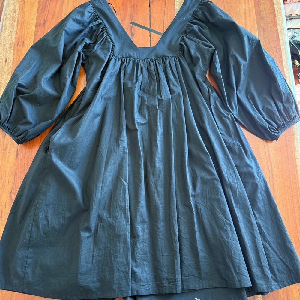 Just Female Black Long Sleeve Dress - Picture 11 of 11